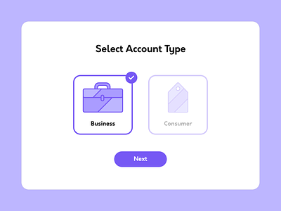 Daily UI: Day 64 - Profile Type account branding clean colour design e commerce flat illustration logo minimal modern ui design