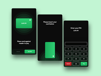 Card Reader app bank banking card cardui clean clean ui colour design flat minimal modern modern design ui ui design ux web
