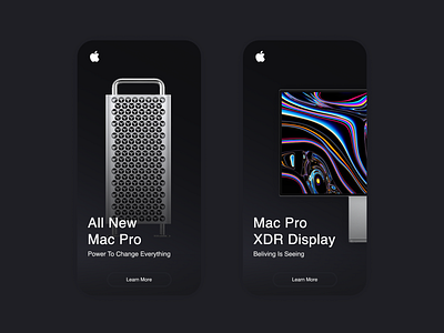 Mac Pro and XDR Display app branding clean design flat flat ui gradient icon ios logo minimal modern type typography ui ui design ux vector web website