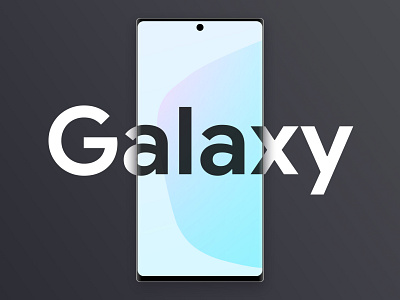 Galaxy Note 10 Illustration