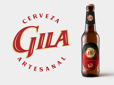 CervezaArtesanalGila branding design illustration logo typography