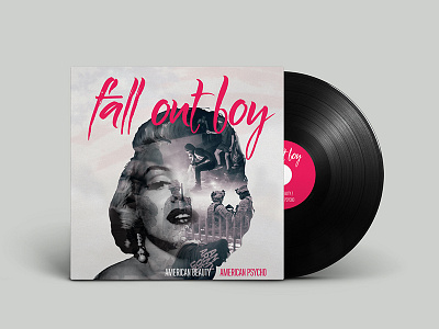 Album Cover album america beauty booklet cover fall out boy music psycho redesign