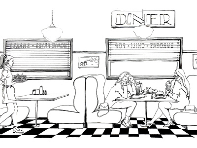 Diner illustration