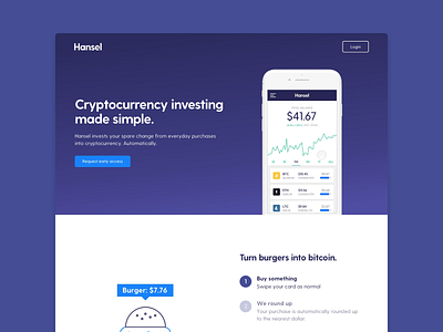 Hansel Landing Page