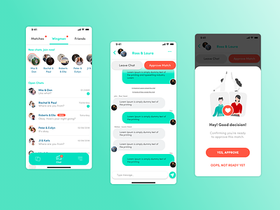 DMF Chatroom app comunity design ui ux