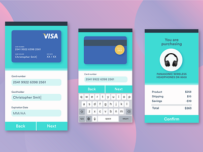 Credit Card Checkout #DailuUI02