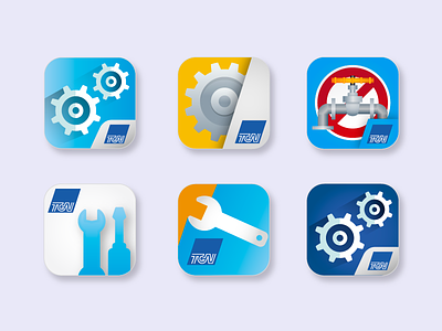 App Logos app app logo branding design app logo maintenance logo ui ux