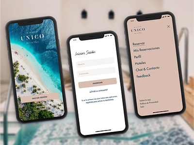 Luxury Hotel App Concept