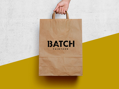 Batch 13 Early Logo bag design branding branding design design logo restaurant branding type