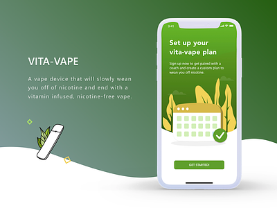 Vita-Vape App Onboarding UI app onboarding ui ui