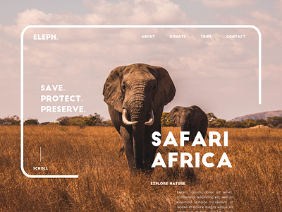 Eleph. Save the Elephants Campaign