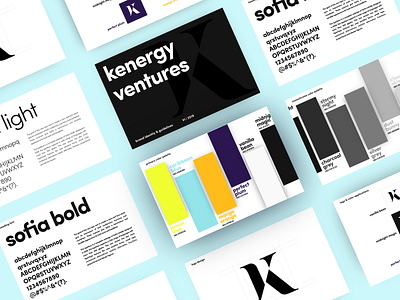 Kenergy Ventures Branding brand guide brandidentity branding colorpalette colours design designagency graphicdesign uxdesign uxui