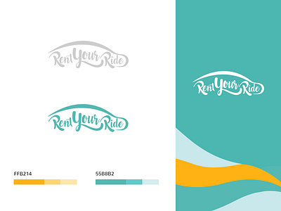 Rent Your Ride Branding brandidentity branding colorpalette colours design designagency graphicdesign ui uxdesign uxui