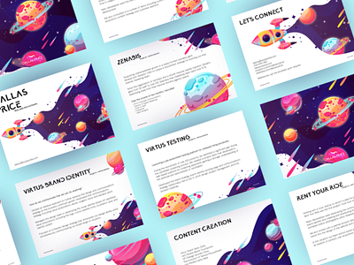 Dallas Price Pitch Deck brandidentity branding colorpalette colours design designagency graphicdesign ui uxdesign uxui