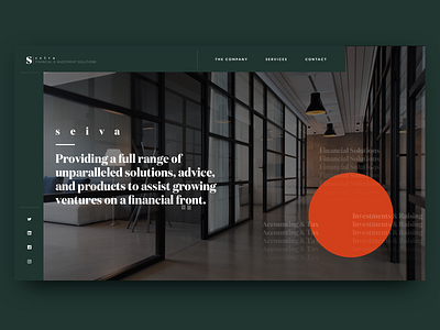 Seiva Financial Home Page brandidentity branding colorpalette colours design designagency graphicdesign ui uxdesign uxui