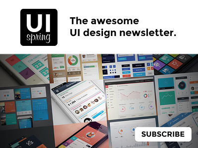 UIspring - UI design newsletter