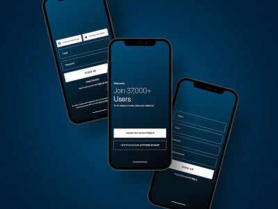 Sign Up App Design