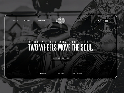 Harley Davidson UI Design