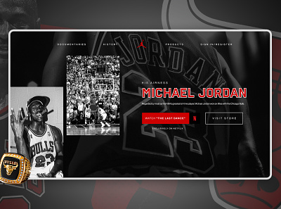 NBA Legend Website Design branding design interaction ui ux web design xd