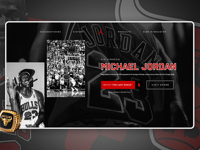 NBA Legend Website Design