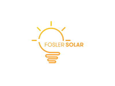 Solar branding design interaction logo