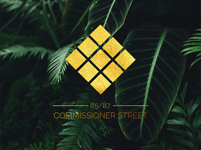 85/87 Commissioner Street branding design interaction logo