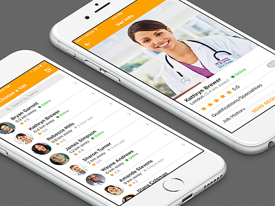 Vet App app doctor ios iphone list medical profile vet veterinary