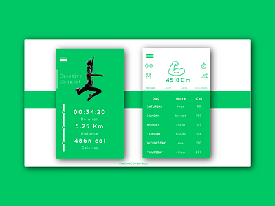 Daily UI - 41 100 daily ui animation app branding calories creative creative connect creativecoding dailyui design gym illustration tracker typography ui ux vector web website workout