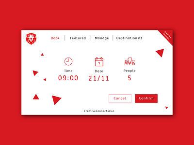 Daily UI - 54 054 animation app booking branding cancel confirm creative creative connect daily ui dailyui design illustration logo people ui ux vector web website