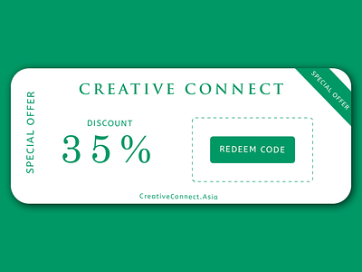 Daily UI - 61 061 animation app branding coupon coupon code creative creative connect daily ui dailyui design illustration logo redeem redeem coupon ui ux vector web website