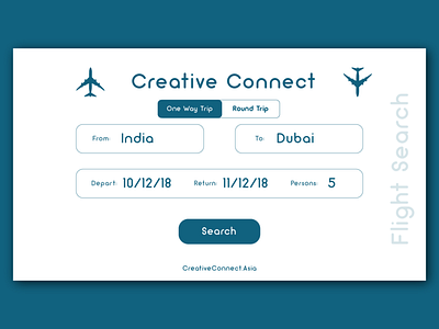 Daily UI - 68 068 animation app branding creative creative connect dailyui design dubai flight illustration india logo round trip ui ux vector web website