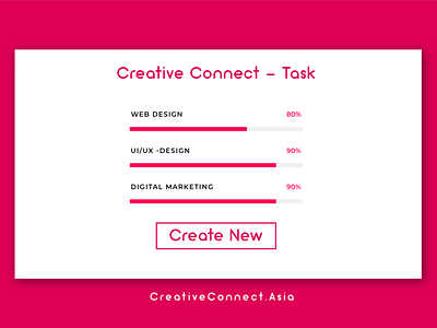 Daily UI - #90 090 animation app branding create create new creative creative connect dailyui design digital icon illustration logo task type typography vector web website