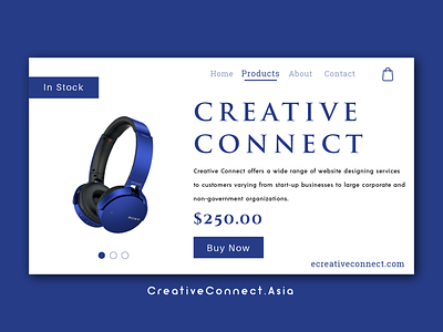 Daily UI - #096 096 bag bluetooth branding creative creative connect daily ui dailyui design headset illustration in in stock logo product sony stock vector web website