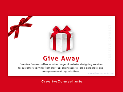 Daily UI - 97 97 animation box branding creative creative connect dailyui design gift give giveaway illustration lettering logo red typography ux vector web website