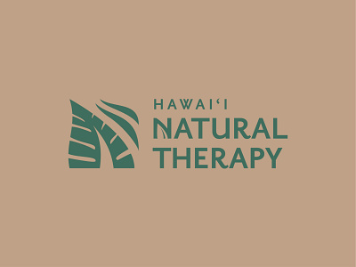 Hawaii Natural Therapy aloha branding health honolulu monstera natural parlor spa tropical