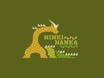 Ninki Nanka - 60/365 africa african beast branding creature dragon folklore giraffe logo logo design mythological mythology vector art