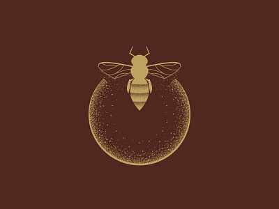 Pollinator Power - 79/365 bees bumblebee circle design graphic design illustration insect legs pollen pollinate pollination red wings yellow