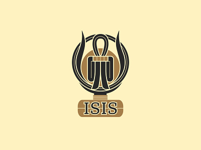 Isis - 126/365 ankh badge branding crest deity god goddess mythological mythology symbol tyet