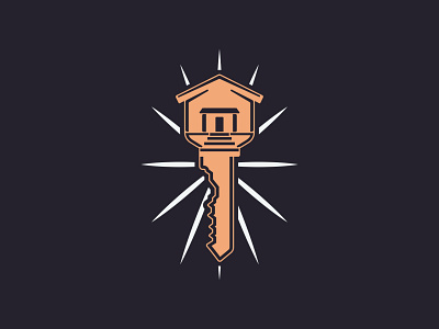 House Key - 154/365 branding home homeowner house key keys logo logo design logomark mark realtor realty vector