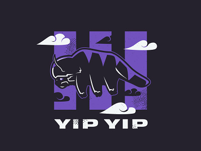 Yip Yip - 165/365 airbender atla avatar bison clouds illustration last airbender series sky yip yip