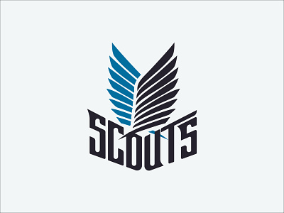Scouts - 185/365 anime badge branding crest handlettering lettering logo scouts typography