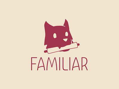 Familiar - 246/365 animal cute dog familiar familiars illustration illustrations kawaii logo scroll simple vector wolf
