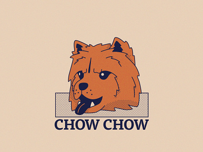 Chow Chow - 260/365 animal cartoon character chow chow chow dog dogs furry illustration illustrations pet