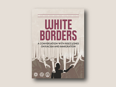White Borders - 326/365 black border event hand illustration immigration person politics poster racism video white