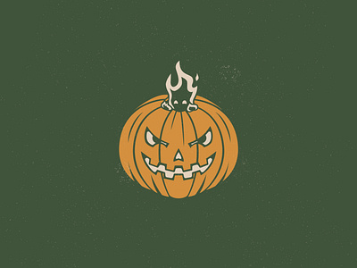 Halloween Elemental - 346/365 elemental fire flame halloween illustration jackolantern pumpkin scary season spirit spooky vector