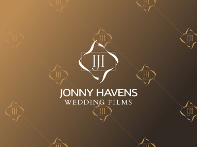 Jonny Havens Weddings Films Logo branding clean fancy film high end logo logos pattern simple video videography wedding