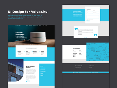 Volvex.hu UI design ui design uidesgn uidesign web webdesign webdesigner websitedesign