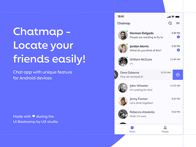 Chatmap - Locate your friends easily!