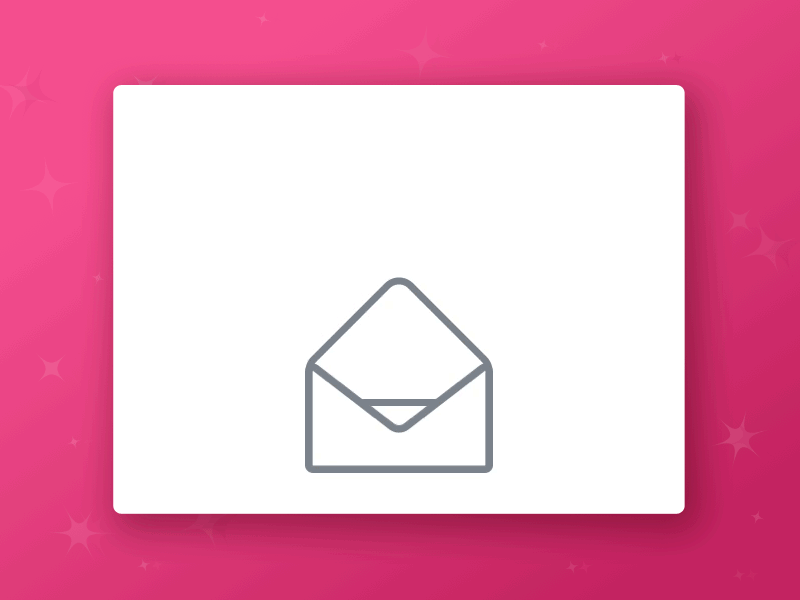 Hello Dribbble! animation debut debut shot email principleapp