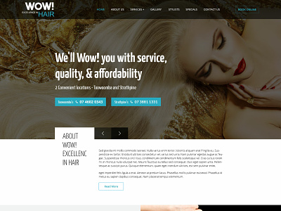 Wow Excellence In Hair barber wordpress theme beauty center beauty salon beauty salon wordpress theme hair salon wordpress theme haircut hairdresser makeup wordpress theme manicure massage reservation salon wordpress theme shop spa wellness